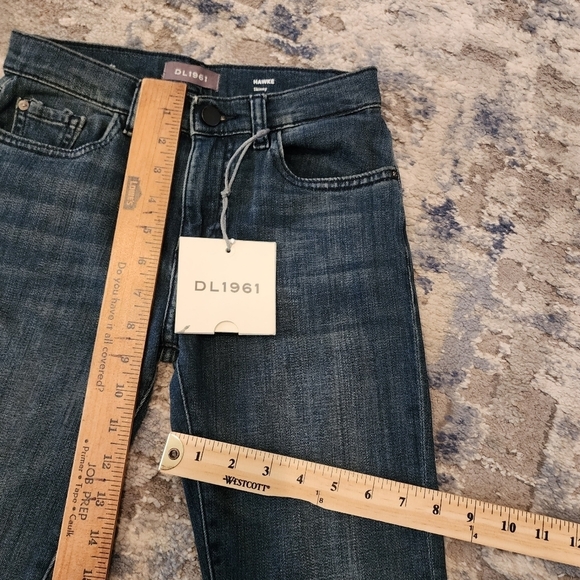 NWT DL1961 Boys' Hawke Skinny Jeans In Scabbard. Size 12 - Picture 14 of 16